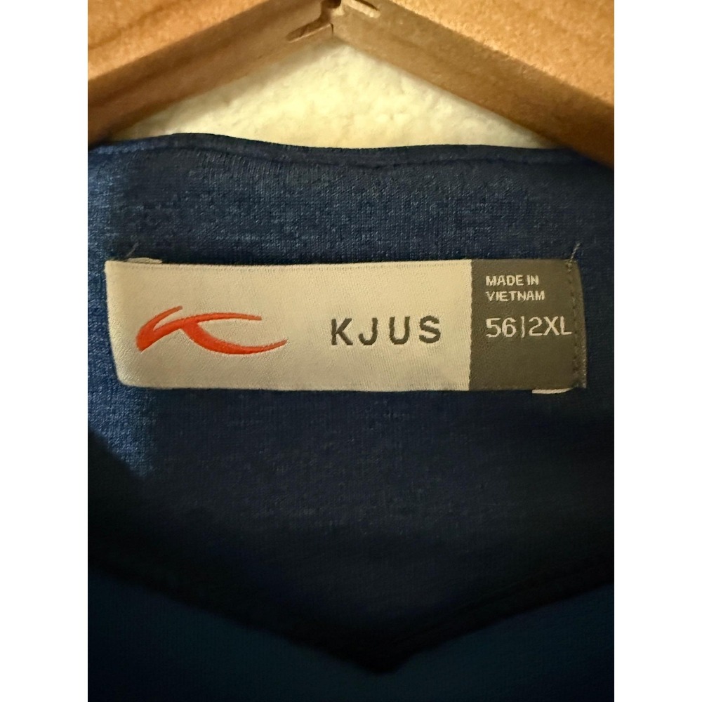 KJUS Pullover Mens 2XL Blue Keano Half Zip Golf Performance Stretch MG25-D04 - Picture 6 of 10